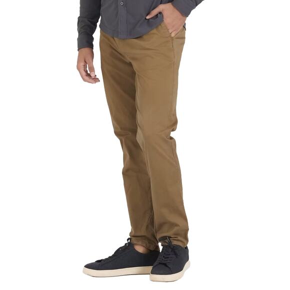Vuori Collins Chino Pants V433 Mens 36 x 30 Khaki Brown Cotton Preppy Athleisure - Picture 7 of 12